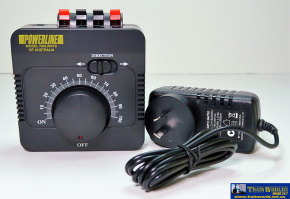 Plm-Prtc Powerline 2.0Amp Dc (Analogue) Train Controller & Transformer Bundle (12V Track 15V