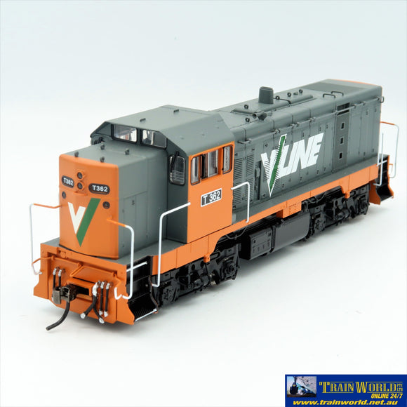 Plm-Pt21362 Powerline T-Class Series-2 High-Nose (T3) #T361 V/Line Tangerine/Grey Ho-Scale