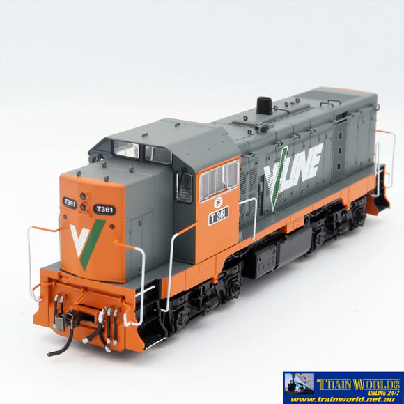 Plm-Ptds21361 Powerline T-Class Series-2 High-Nose (T3) #T361 V/Line Tangerine/Grey Ho-Scale