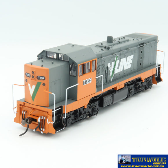 Plm-Ptds21362 Powerline T-Class Series-2 High-Nose (T3) #T362 V/Line Tangerine/Grey Ho-Scale