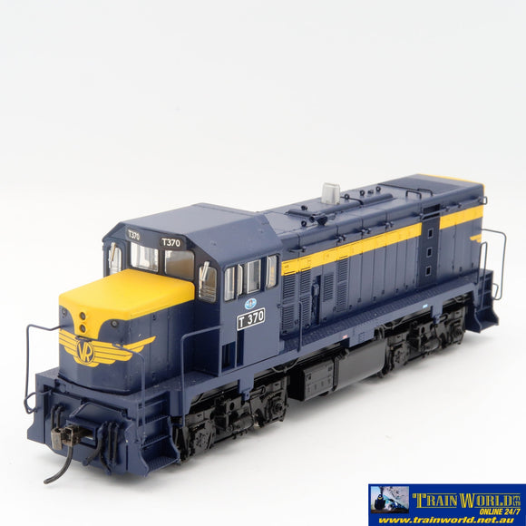 Plm-Ptds31370 Powerline T-Class Series-3 Low Nose (T4) #T370 Vr Blue/Gold Ho Scale Dcc/Sound-Fitted