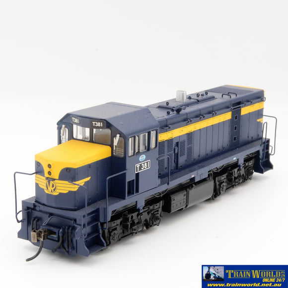 Plm-Ptds31381 Powerline T-Class Series-3 Low Nose (T4) #T381 Vr Blue/Gold Ho Scale Dcc/Sound-Fitted