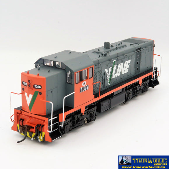 Plm-T366Vl Powerline T-Class Series-2 High Cab #T366 V/Line Ho Scale Dc-Only/Hardwire Locomotive