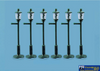 PMS 5004 Model Scene Gas Lamp Posts OO Scale Part