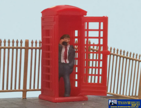 PMS 5005 Model Scene Telephone Box with Caller OO Scale Part