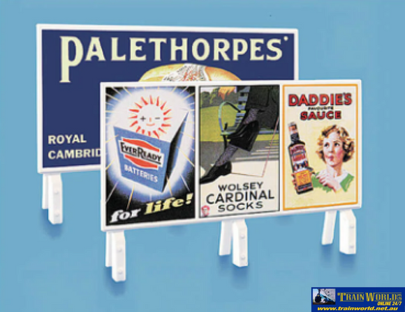 PMS 5039 Model Scene Hoardings Steam Era OO Scale Part