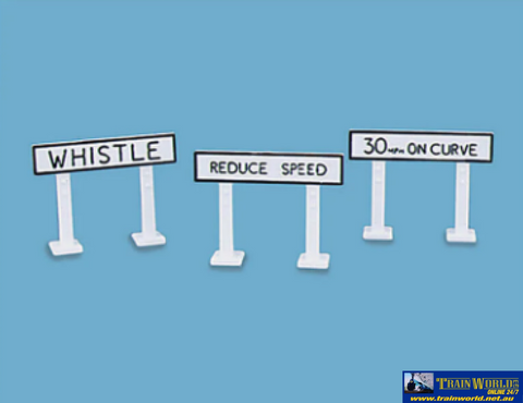 PMS 5052 Model Scene Track Signs OO Scale Part