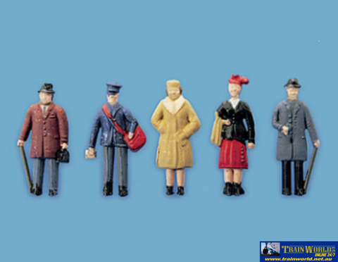 PMS 5058 Model Standing Passengers Set B OO Scale Figure