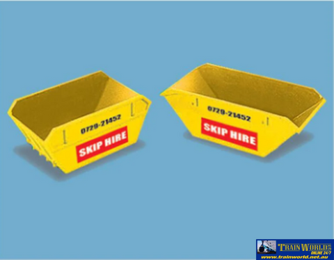PMS 5088S Model Scene Skips ’Skip Hire’ OO Scale Part