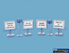 PMS 5093 Model Scene Trespass and Board Signs OO Scale Part