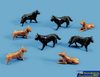 PMS 5102 Model Scene Dogs OO Scale Figure
