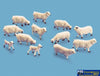 PMS-5110 Model Scene Sheep & Lambs (12-Pack) OO Scale Figure