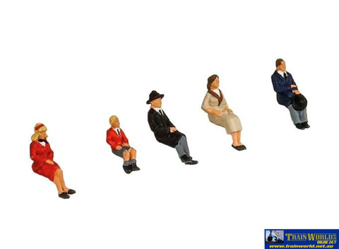Pms - 5301 Model Scene Seated People 5 Pack Oo Scale Figure