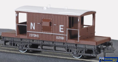 Pnr-28E Peco Ne 20T Brake-Van #157691 Brown (Era-3) N-Scale 1:148 Rolling Stock