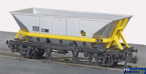 Pnr-302 Peco Br Hha Coal-Hopper #B355473 Trainload With Yellow-Cradle (Era-8) N-Scale 1:148 Rolling
