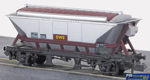 Pnr-306 Peco Ews Cda China-Clay-Hopper #375004 With Maroon-Cradle (Era-9) N-Scale 1:148 Rolling