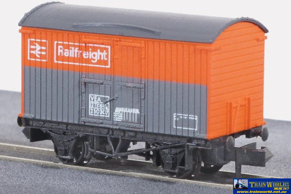 Pnr-42R Peco Br 12T Vea-Type Box-Van #230307 Railfreight Red/Grey (Era-8) N-Scale 1:148 Rolling