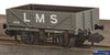 Pnr-5003M Peco Lms 10T 5-Plank Open-Wagon 9 W/B #24361 Grey (Era-3) N-Scale 1:148 Rolling Stock