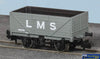 Pnr-7003M Peco Lms 12T 7-Plank Open-Wagon 9W/B #351270 Grey (Era-3) N-Scale 1:148 Rolling Stock