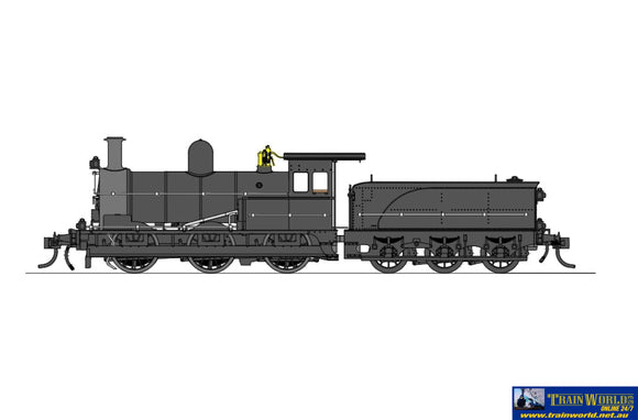 Pre-Order Twy-02Xs Train World Vr Y-Class 0-6-0 Tender-Engine #Y106 Black With Shunter-Steps