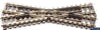 Psl-393 Peco Streamline N Gauge Code-80 Short-Crossing (Insulfrog) 91Mm Length Track/accessories