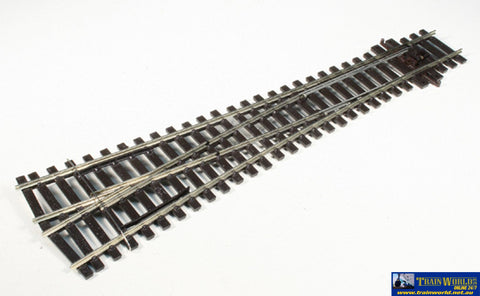 Psl-E198 Peco Streamline Ho/oo Code-75 Finescale Large-Radius (1828Mm) Y-Turnout (Electrofrog) 220Mm