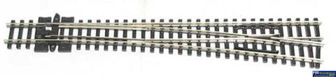 Psl-E388 Peco Streamline N Gauge Code-80 Large-Radius (914Mm) Right-Hand Turnout (Electrofrog) 160Mm