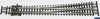 Psl-E389F Peco Streamline N Gauge Code-55 Finescale Large-Radius (914Mm) Left-Hand Turnout