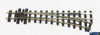 Psl-E491 Peco Streamline Oo-9/hoe Code-80 Small-Radius (304Mm) Right-Hand Turnout (Electrofrog)