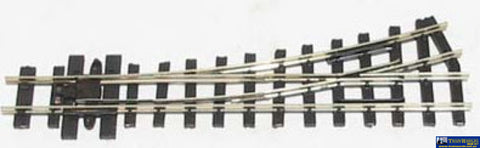 Psl-E492 Peco Streamline Oo-9/hoe Code-80 Small-Radius (304Mm) Left-Hand Turnout (Electrofrog) 125Mm