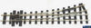 Psl-E492 Peco Streamline Oo-9/hoe Code-80 Small-Radius (304Mm) Left-Hand Turnout (Electrofrog) 125Mm