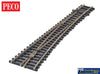 Psl-U1296 Peco Streamline Tt:120 Code-55 (923Mm Radius) Left-Hand Turnout (Unifrog) 180Mm Length