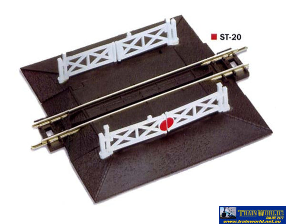 Pst-20Z Peco Setrack N Gauge Code-80 Straight Level-Crossing 87Mm Length Track/accessories