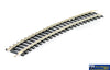 Pst-225 Peco Setrack Ho/oo Code-100 No.2 Radius (438Mm) Standard-Curve Track/accessories