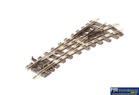 Pst-405 Peco Setrack Oo-9/hoe Code-80 (228Mm Radius) Right-Hand Turnout (Insulfrog) 87Mm Length