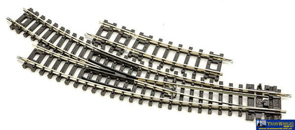 Pst-44 Peco Setrack N Gauge Code-80 (138.5Mm & 156Mm Radius) Right-Hand Curved-Turnout (Insulfrog)