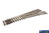 Pst-U750 Peco Setrack O Gauge Code-124 Bullhead (1028Mm Radius) Right-Hand Turnout (Unifrog) 394Mm