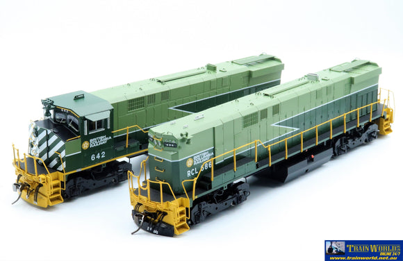 Rap - 033029 Rapido M420A/B Bcr Green - Lightning Stripe Scheme #642/686 Dcc - Ready Locomotive