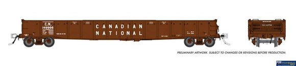 Rap-050049A Rapido Ho 526 Gondola: Canadian National - 12 Lettering Scheme: Single Car Rolling Stock
