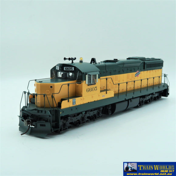 RAP-050619 Rapido EMD SD9-Series ’Chicago & North Western’ #6605 Dark Green/Yellow HO-Scale DCC/Sound-Fitted Locomotive