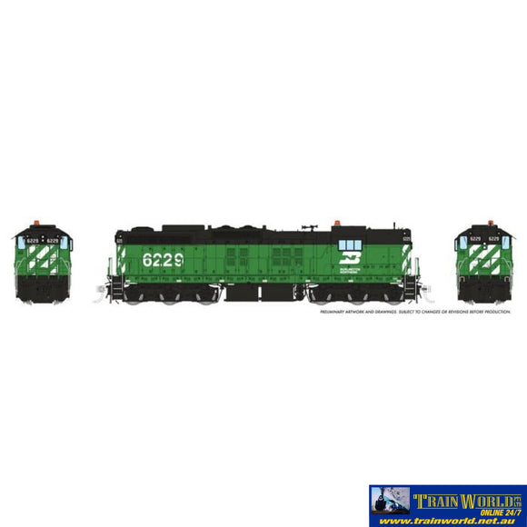 RAP-050627 Rapido EMD SD9-Series ’Burlington Northern’ #6229 Green/White HO-Scale DCC/Sound-Fitted Locomotive