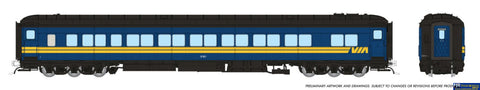 RAP-125022 Rapido Balloon Top Coach: VIA Rail Canada: #5210 HO-Scale - Rolling Stock