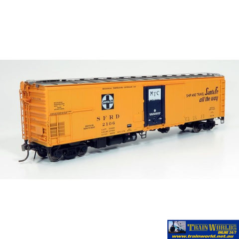 Rap-156003A Rapido Ho Santa Fe Rr-56 Mechanical Reefer: Texas Chief Slogan - Single Car Rolling