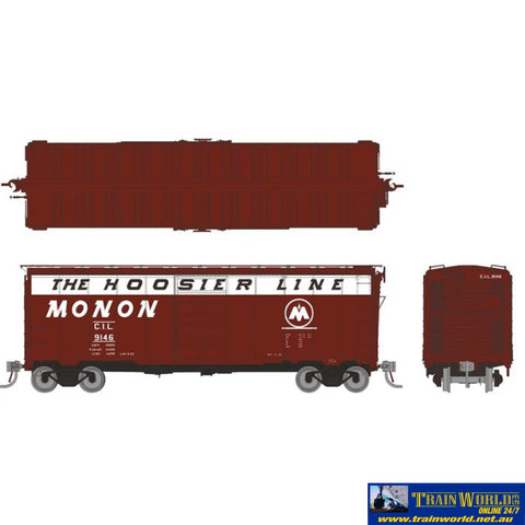 RAP-181001A Rapido 1937 AAR 40’ Boxcar - Round corner: CIL (Monon): Single Car HO-Scale - Rolling Stock