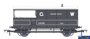 Rap-918001 Rapido Uk Gwr Dia-Aa20 Toad Brake Van #114756 Grey With Large-Lettering Hereford Barton