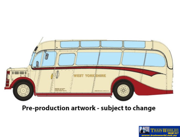Rap-920009 Rapido Uk ’Bedford Ob With Duple-Vista Body’ *Fww596 West Yorkshire* Oo-Scale Vehicle