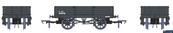Rap-925008 Rapido Uk (Ex-Gwr) Dia-O21 4-Plank Open-Wagon #W14076 Grey With Br-Lettering Oo-Scale