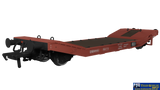 Rap-929007 Rapido Uk Br 25T Lowmac ’Zxq’ #Db904525 Red Oxide Era-6 Oo-Scale Rolling Stock