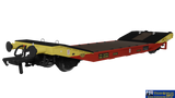 Rap-929010 Rapido Uk Satlink 25T Lowmac ’Zxw’ #Kde263282 Red/Yellow Era-9 Oo-Scale Rolling Stock