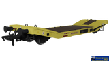 Rap-929011 Rapido Uk Br 25T Lowmac ’Zxv’ #B904502 Engineers Yellow Era-9 Oo-Scale Rolling Stock